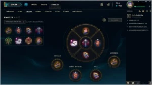 CONTA SMURF PLATINA - CRIADA A 2 MESES - League of Legends LOL