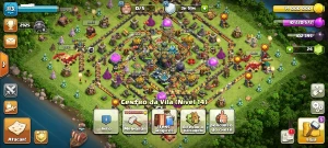 Clash of Clans CV 14 5 estrelas SÓ UPAR