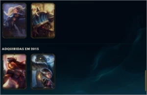 Conta LOL ANTIGA, SKINS RARAS, Platina 3, bom mmr - League of Legends