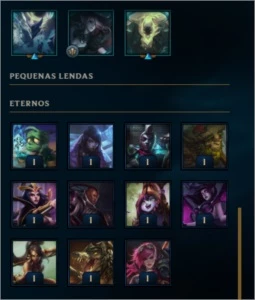 Conta LOL ANTIGA, SKINS RARAS, Platina 3, bom mmr - League of Legends