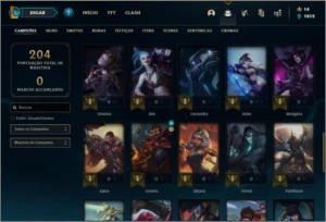 Conta diamante 4 com 22 skins e 49 champs - League of Legends LOL