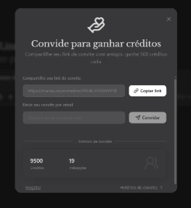 Manus Ai - Recarga 2,500 Creditos De Convite Na Sua Conta - Assinaturas e Premium