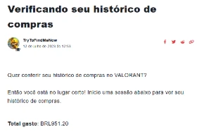 Conta Valorant Platina ($950 Reais Em Skins)