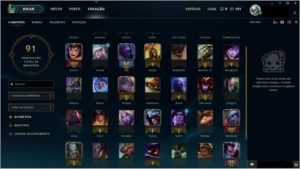 CONTA PLATINA 5 MMR ALTO - League of Legends LOL