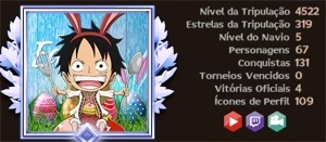 CONTA GLA, FOCADA EM LUTADORES (LUFFY TS) - Outros