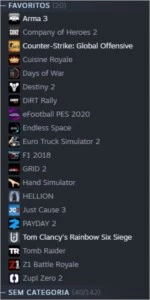 Vendo conta da steam level 20