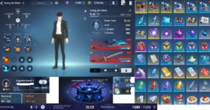 V>Conta SoloLeveling +Level50+Frieren+517Tiros+50K Cristais - Others