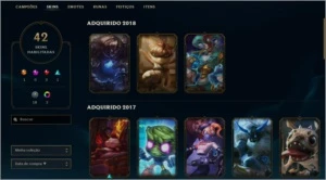 Conta prata 3 Borda de prata - League of Legends LOL