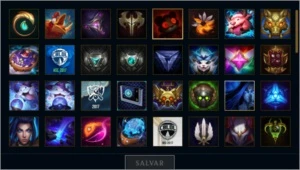 Conta prata 3 Borda de prata - League of Legends LOL