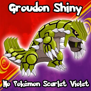 Groudon Shiny para Pokémon Scarlet Violet - Others