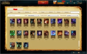 Conta gold V - League of Legends LOL