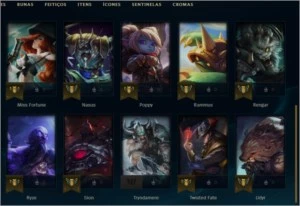 CONTA ACC SMURF LOL UNRANKED LEVEL 36 - League of Legends
