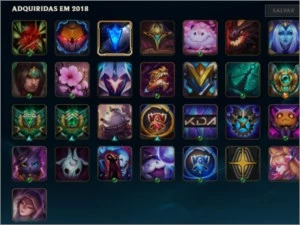 Conta atualmente d1 60 pdl e com borda de mestre pra toda s9 - League of Legends LOL
