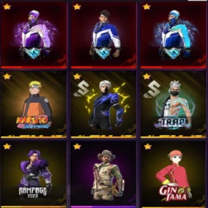 Conta De Free Fire Masc/Fem Nivel 70 | Prime 5 | Com Ump Att