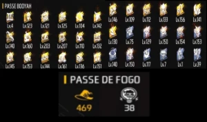 Conta De Free Fire Masc/Fem Nivel 70 | Prime 5 | Com Ump Att