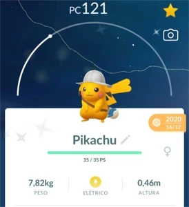 Pikachu de Evento Shiny - Pokémon Go