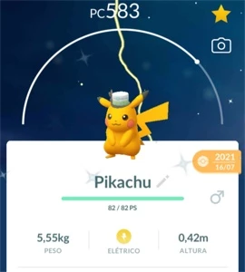 Pikachu de Evento Shiny - Pokémon Go