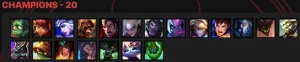 Conta Platina 4 69.7% de winrate (sem email confirmado) - League of Legends: Wild Rift LOL WR