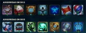 CONTA COM RAMMUS REI, KAYLE JUIZA, JANNA VITORIOSA ETC. - League of Legends LOL