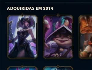 CONTA COM RAMMUS REI, KAYLE JUIZA, JANNA VITORIOSA ETC. - League of Legends LOL
