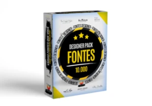 Designer Pack - Fontes ( +10.000 Para Usar Em Seus Projetos) - Serviços Digitais