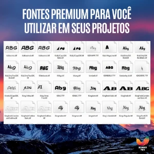 Designer Pack - Fontes ( +10.000 Para Usar Em Seus Projetos) - Serviços Digitais