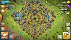 CONTA CV 12 CLASH OF CLANS 6 CONSTRUTORES