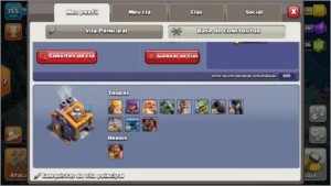 CONTA CV 12 CLASH OF CLANS 6 CONSTRUTORES