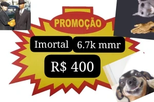 DOTA 2, conta imortal 6.7k, 11k+ behavior, (sem smurf pool)