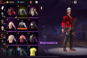 conta free fire com angelical, armas evolutivas e muito mais