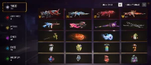 conta free fire com angelical, armas evolutivas e muito mais