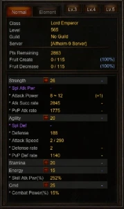 Dark Lord (DL) Nível 565 - MU Online Alfheim