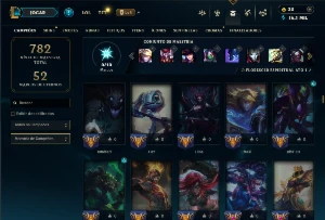 Conta Bronze 3 com TODOS os Champs e 116 Skins - League of Legends LOL