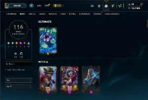 Conta Bronze 3 com TODOS os Champs e 116 Skins - League of Legends LOL