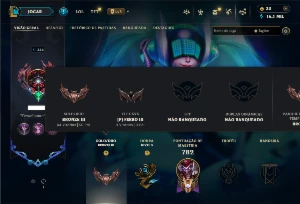 Conta Bronze 3 com TODOS os Champs e 116 Skins