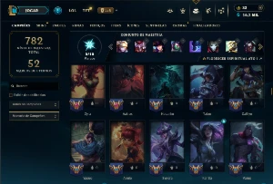 Conta Bronze 3 com TODOS os Champs e 116 Skins - League of Legends LOL