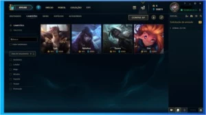 VENDO CONTA DO LOL COM 322 SKINS LVL 80 UNRANKED ATUALMENTE - League of Legends