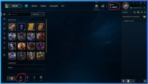 VENDO CONTA DO LOL COM 322 SKINS LVL 80 UNRANKED ATUALMENTE - League of Legends