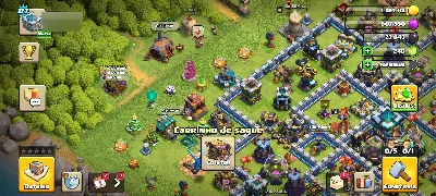 Vila CV 13 bem upada - Clash of Clans