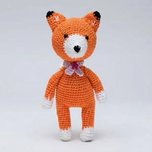Raposa Mãe Amigurumi - Artesanato e Personalizados