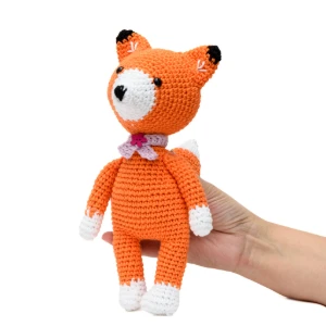 Raposa Mãe Amigurumi - Artesanato e Personalizados