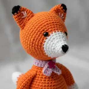 Raposa Mãe Amigurumi - Artesanato e Personalizados