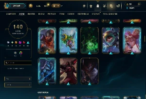 Unranked com 140 Champs e 140 Skins ( ADC / MID / JG ) - League of Legends LOL