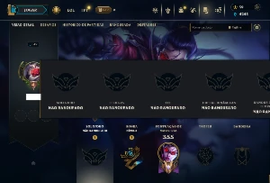 Unranked com 140 Champs e 140 Skins ( ADC / MID / JG ) - League of Legends LOL
