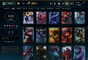 Unranked com 140 Champs e 140 Skins ( ADC / MID / JG ) - League of Legends LOL