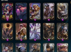 CONTA LVL 506 COM TODOS OS CHAMPS E 261 SKINS - League of Legends LOL