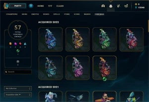 CONTA LVL 506 COM TODOS OS CHAMPS E 261 SKINS - League of Legends LOL