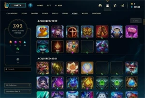 CONTA LVL 506 COM TODOS OS CHAMPS E 261 SKINS - League of Legends LOL