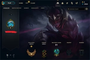 CONTA SMURF LOL SERVIDOR NA GOLD 4 - League of Legends