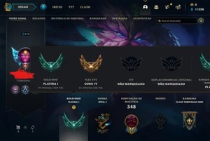 CONTA MAIN ORNN - 700K - DROP DO D2 - PLAT1 NA MD5 - 98 SKIN - League of Legends LOL